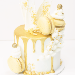 Golden moment cake Image