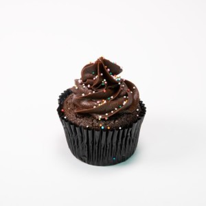 Classic chocolate cupcake