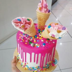 Soft serve cake