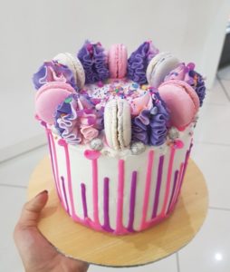 Girly jester cake