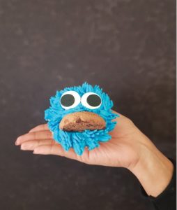 Cookie Monster cupcake