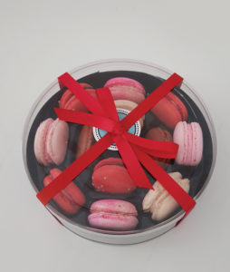 Dozen assorted V-day macarons
