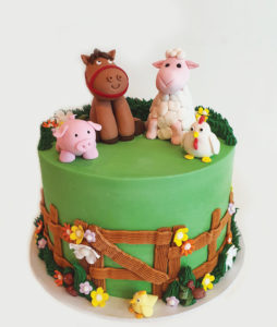 Farm fun cake