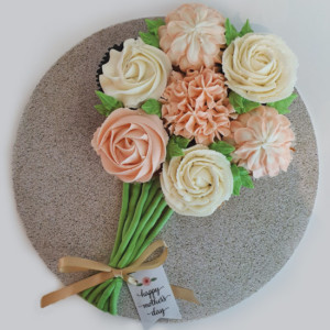 Pastel Cupcake Bouquet