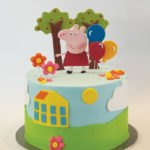 Peppa Pig-inspired cake Image