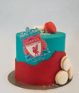 Liverpool-inspired cake