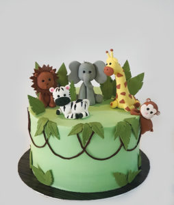 Jungle party cake