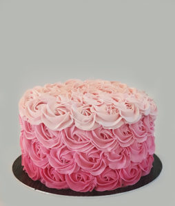 Ombre moment cake