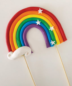 Classic rainbow topper