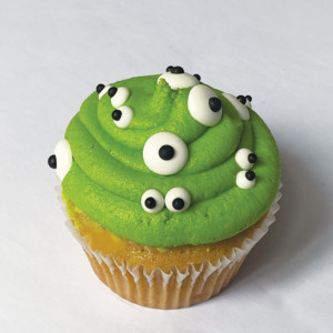 Monster vibes cupcake