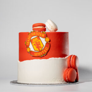 Manchester United Inspired Cake | Image | Oh My Cake | Bakery in Fourways South Africa | Cakes | Macarons | Cupcakes