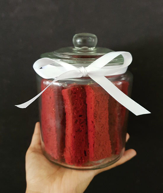 Best Ever Rusks in Red Velvet Oh My Cake!