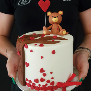 Love tree cake