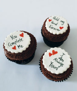 Personalised Message Cupcake