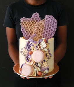 Fancy flourish cake
