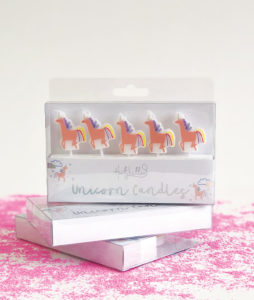 Unicorn candles