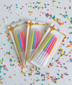 Colourful candles