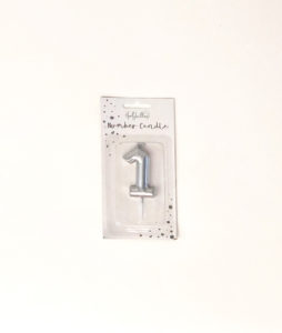 1 Silver candle