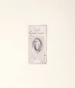 0 silver candle