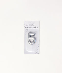 5 Silver candle