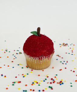 Red Apple Cupcake