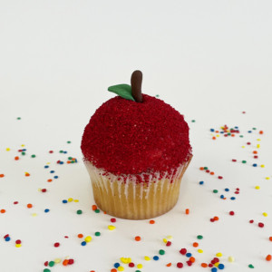 Red Apple Cupcake