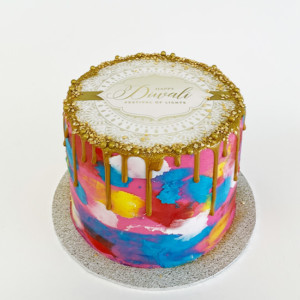 Diwali Glitz Cake