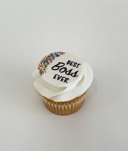 Best boss ever cupcake