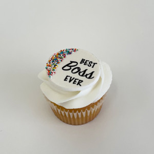 Best boss ever cupcake