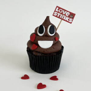 Love stinks cupcake