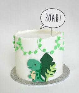 Dinosaur-Inspired Cake