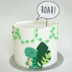 Dinosaur-Inspired Cake
