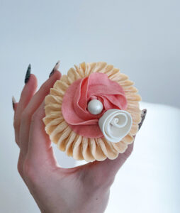 Dusty Rose Cupcake