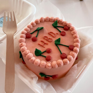 Cherry Lunchbox Cake