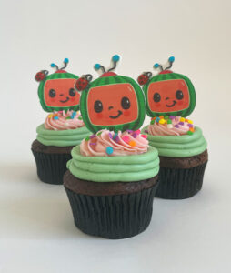 CoCoMelon-Inspired Cupcake