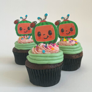 CoCoMelon-Inspired Cupcake
