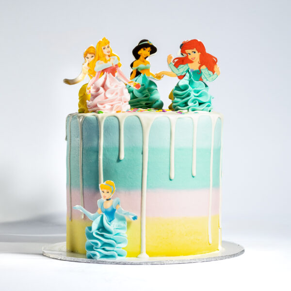 Disney Princesses-Inspired Cake