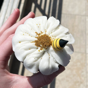 Spring bee cupcake