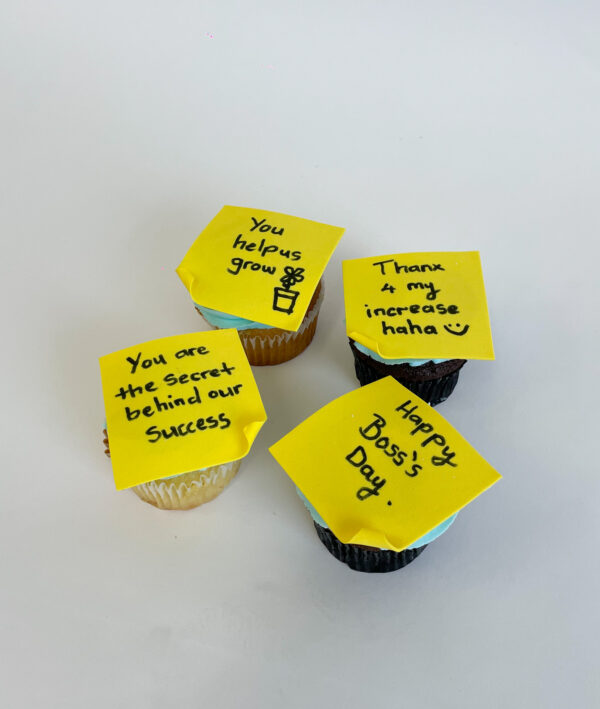 Personalised Post-it Notes Cupcake