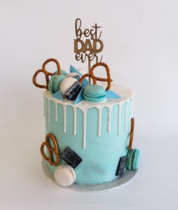 Light Blue cake | Image | Oh My Cake | Bakery in Fourways South Africa | Cakes | Macarons | Cupcakes