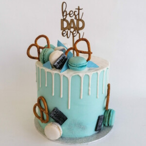 Light Blue cake scaled | Image | Oh My Cake | Bakery in Fourways South Africa | Cakes | Macarons | Cupcakes