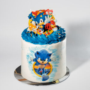 Sonic inspired cake | Image | Oh My Cake | Bakery in Fourways South Africa | Cakes | Macarons | Cupcakes