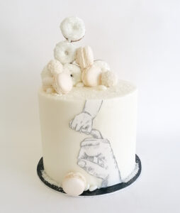 holding hands cake | Image | Oh My Cake | Bakery in Fourways South Africa | Cakes | Macarons | Cupcakes