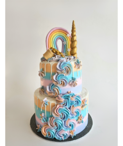 Mystical Unicorn Cake two tiered | Image | Oh My Cake | Bakery in Fourways South Africa | Cakes | Macarons | Cupcakes