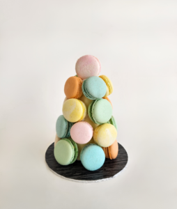 Pastel Macaron Tower 1 | Image | Oh My Cake | Bakery in Fourways South Africa | Cakes | Macarons | Cupcakes