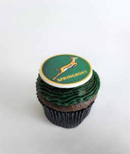 Springbok Rugby Cupcake Green | Image | Oh My Cake | Bakery in Fourways South Africa | Cakes | Macarons | Cupcakes