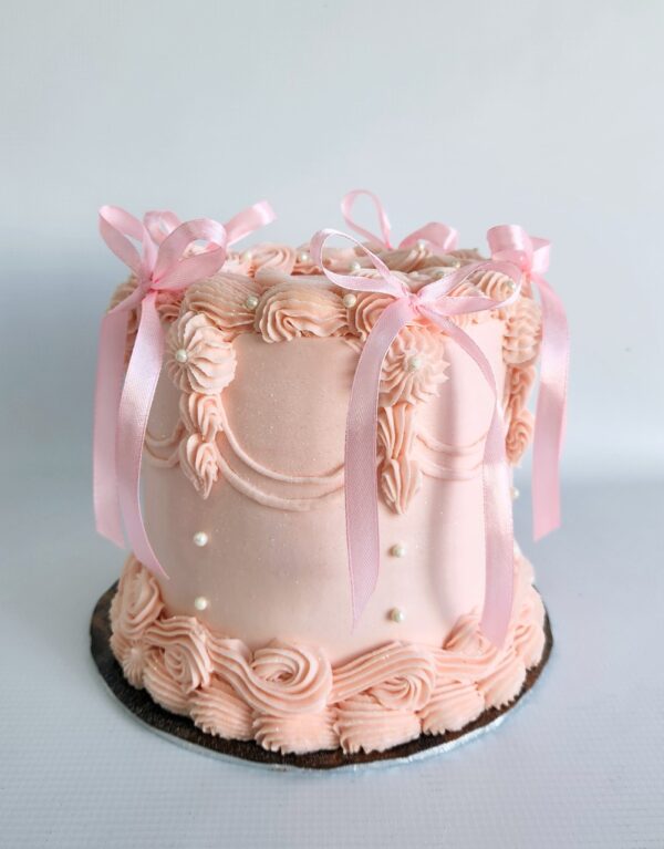 Vintage Ribbon Cake