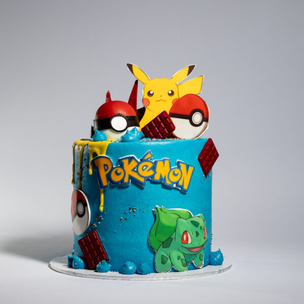 Pokemon-Inspired Cake