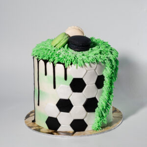 Soccer inspired cake | Image | Oh My Cake | Bakery in Fourways South Africa | Cakes | Macarons | Cupcakes