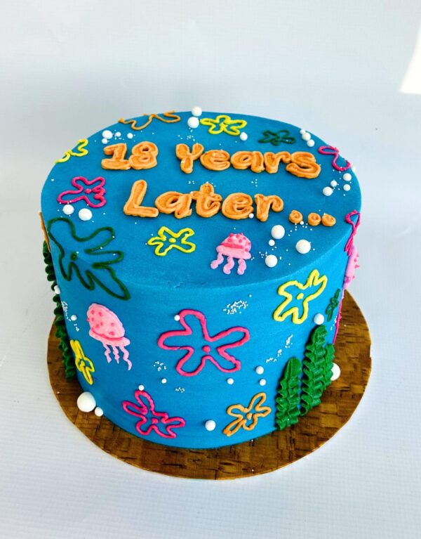 Spongebob Inspired Cake